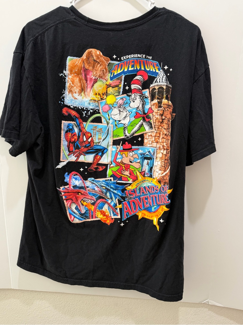 Universal Studios Orlando UOTM Islands Of Adventure 25th Anniversary T-Shirt XL
